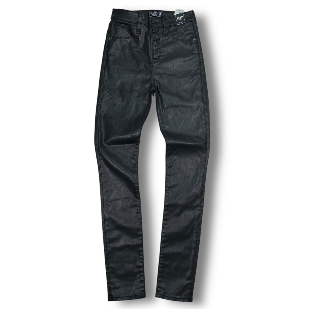 Abercrombie & Fitch Dark Charcoal Skinny Jeans